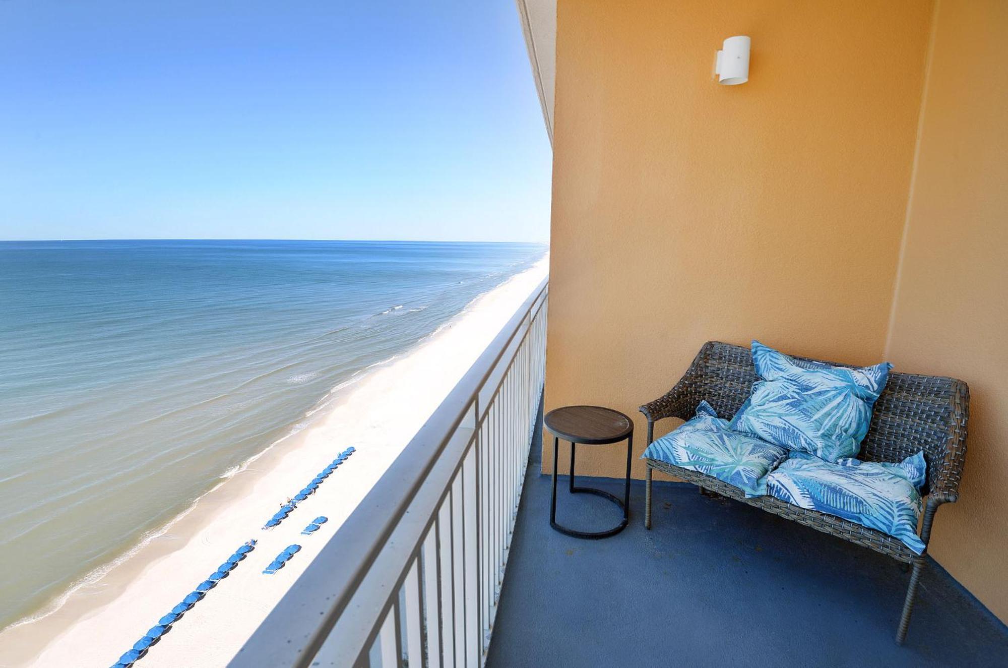 Beachfront Oasis At Splash Resort And Condos Panama City Beach Bagian luar foto